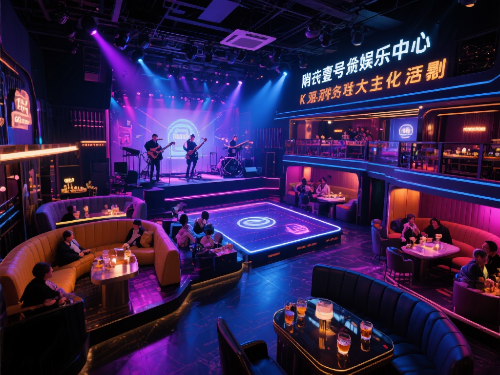 霄云壹号娱乐中心最大的亮点在于其多元化的娱乐项目。